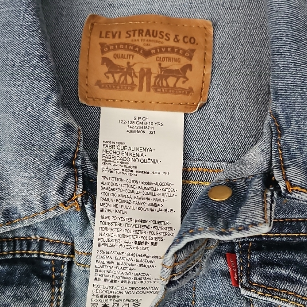 Levi's Light Blue Denim Jacket - Picture 2 of 3